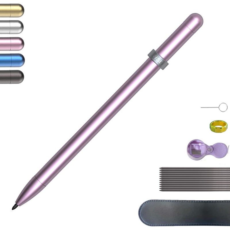 WSD Mechanical Pencil,Drawing Pencils,Sketch Pencils,Magnetic Control Pencil,Pencil Refills Diameter2.0mm, 2B Rose Gold - Image 1